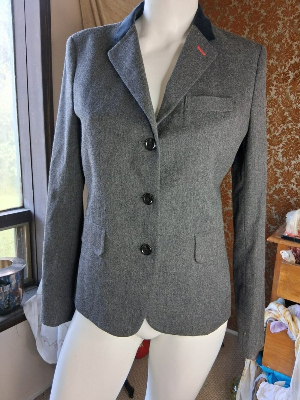 Rare Uniqlo Ines De La Fressange Button Up Blazer M